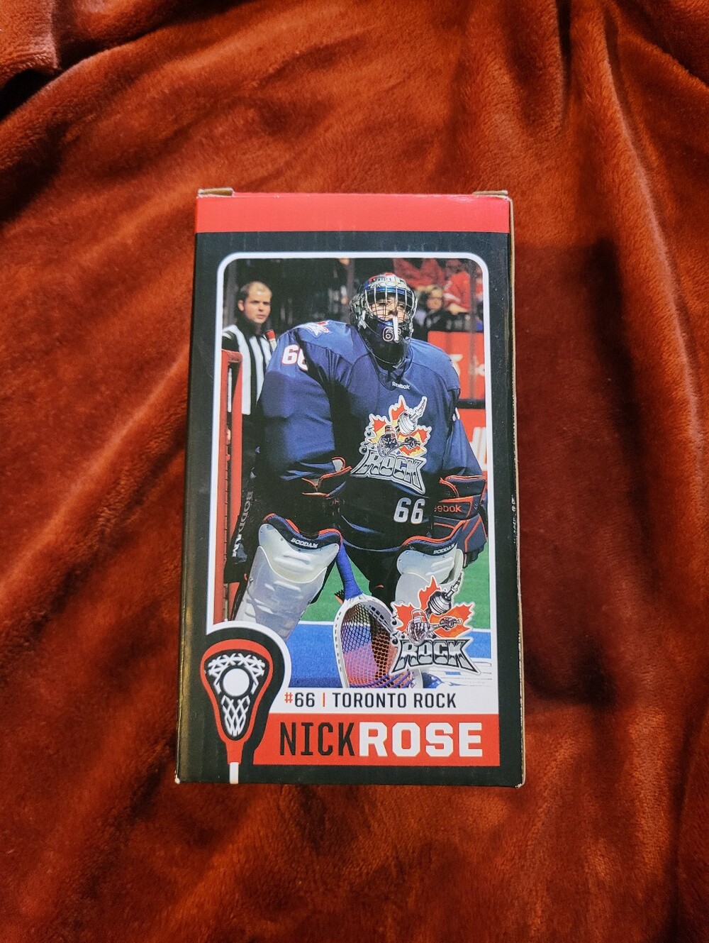 BNIB Nick Rose Bobblehead Collectible Lacrosse Toronto The Rock #66 Ltd Edition